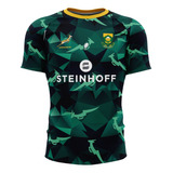 Camiseta De Rugby Picton Springbok Bok Niño Elastizada Stret