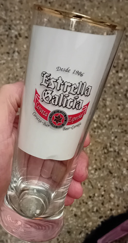 Vaso Cerveza Estrella Galicia De Los 80