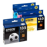 Cartuchos Epson 133 P/t25 Tx123 Tx125 Tx135 Original Lacrado