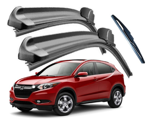 3 Limpiaparabrisas Para Honda Hr-v 2016 A 2019 2020 2021 22