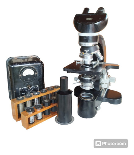 Microscopio Binocular. Marca E.leitz Wetzlar, Germany