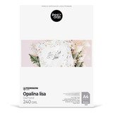 Papel Print Craft Opalina Lisa Premium 240 Grs A4 10 Hojas