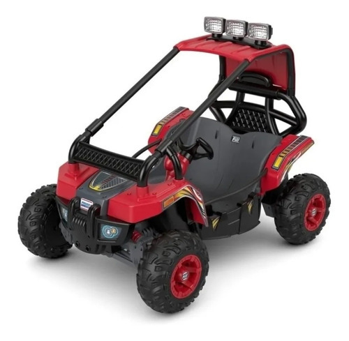 Montable Eléctrico Buggy Power Wheels Baja Atc2 Color Rojo