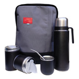 Set Equipo Completo Mate Y Termo Cebador Mochila Matera