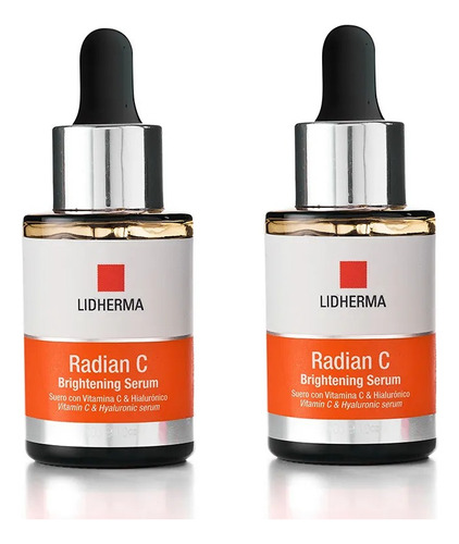 X2 Radian C Brightening Serum Hialuronico Y Vit. C Lidherma