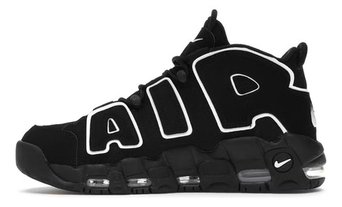 Nike Air More Uptempo Black White Original 8usa - 26cm