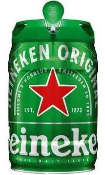 Barril Chopp Vazio Heineken 5 Litros 