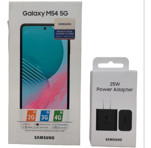 Samsung M54 5g Dos 8 Ram Azul 128gb + Cargador 25w R A54