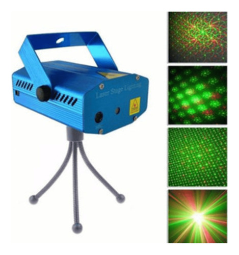 Mini Projetor Laser Iluminação Holográfica Para Festas 110v/220v