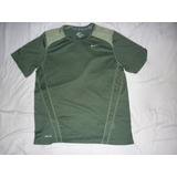 E Remera Nike Dri Fit Talle L Verde Running Art 79288