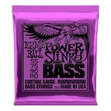 Encordado Ernie Ball Eb2831 Power Slinky Bajo Eléctrico 55-110