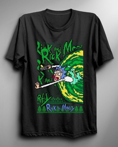 Polera De Rick And Morty - Rick Navidad