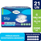 Pañal Tena Slip Ultra Lx21 - G A $3681 Talle Grande