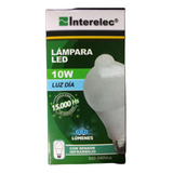 Lampara Led Con Sensor De Movimiento 10w Fria 220v Interelec