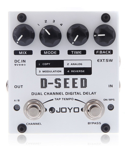 Joyo D-seed - Pedal De Efecto De Guitarra Digital De Doble C