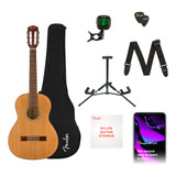 Fender Kit De Iniciación De Guitarra Acústica De Tamaño .