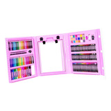208 Pzs/set De Arte Lápices Acuarela Crayones,rosado