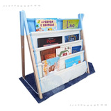 Prateleirinha Livros Infantil Montessori Azul