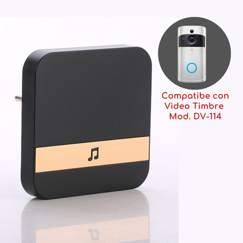 Campanilla Digital Para Timbre Wifi D-motica Mod. Dv-114