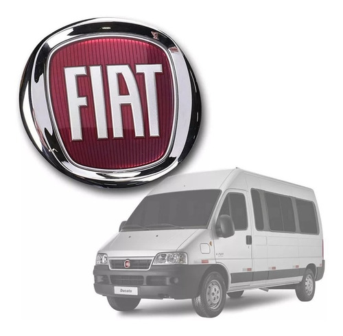 Sigla Emblema Frontal Fiat Argo Cronos Ducato Original Nueva Foto 2