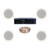 Paquete De Equipo De Sonido Completo (plafon) + Amplificador