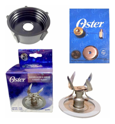 Aspa De Licuadora Oster Reversible + Base + Kit De Reparacio