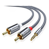 Cable De Audio Rca, Conector De 3,5 Mm A Audio Auxiliar 2rca