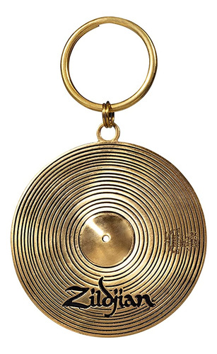 Llavero Unisex Adulto Zildjian Cymbal, Latón, 2 Us