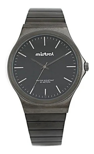 Reloj Pulsera Mistral Gmi 1037 Analogo Metal Wr 50mts