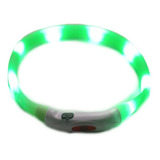 Collar Luz Led Para Perros Mascotas Animales Recargable Usb