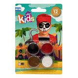 Maquillaje Artistico Glow Kids Para Niños Halloween Fiestas