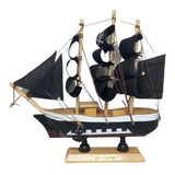 Barco De Vela De Madera Para Decoracion 20 Cm Colores 