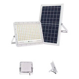 Reflector Solar 300w Potente Luz Blanca +panel Solar+control