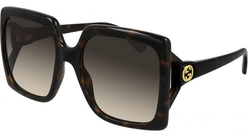 Gucci Gg0876s 002 Square Oversized Carey Cafe