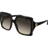 Gucci Gg0876s 002 Square Oversized Carey Cafe