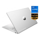 Laptop  Hp 17-cn0079cl Plateada 17.3 , Intel Core I7 1165g7  16gb De Ram 512gb Ssd, Intel Iris Xe Graphics G7 96eus 1920x1080px Windows 11 Home