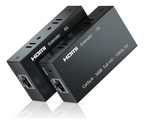 Extensor Video Hdmi Hasta 60 Mts Por Cable Utp Rj45 Cat6