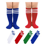 4 Pares De Calcetines De Fútbol Para Niños Pequeños