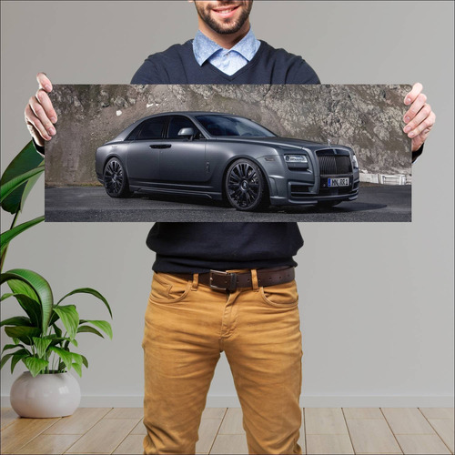 Cuadro 30x80cm Auto 2014 Rolls Royce Ghost By Sp 34