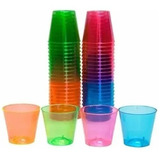 Vasos Fiesta 230 Ml 10 Und Colores Neón 