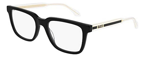 Gafas Gucci Gg0560on 005 Para Hombre, Montura Negra/cristal,