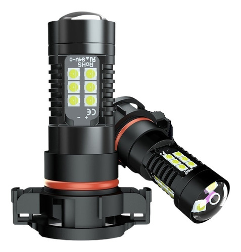 Faróis De Neblina Led H16/5202/psx24w 6000k Brancos 1 Par [u