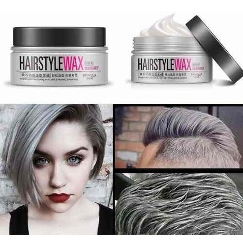 Cera Para Cabello Pelo Plata Gris Silver Hairstyle Platinado