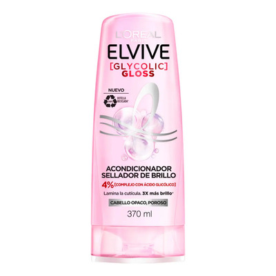 Acondicionador Elvive Loreal Gloss 370ml | MercadoLibre