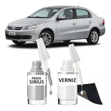 Tinta Tira Risco Automotivo Volkswagen Voyage Prata Sirius