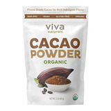 Viva Naturals Orgánico Certificado De Cacao Polvo De Granos 