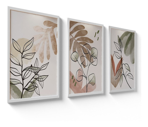 Quadro Decorativo Planta Floral Natureza 60x40 Sala Quarto