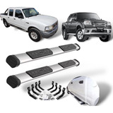 Estribos Bronx Ford Ranger Doble Cabina 2002-2012 Cromo