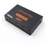 Splitter Hdmi 1x4 Divisor De Señal 2k 4k 3d Conecta 4 Tv 