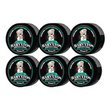 6 Piezas Barvatos Pomada Barba Y Bigote Fijacion Medium 100g